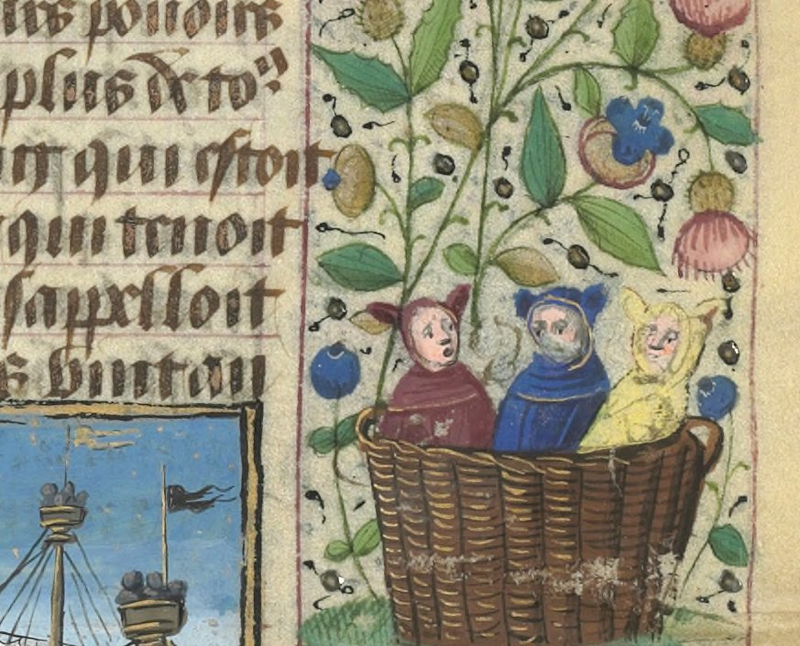 Illustration for article titled Bizarre and vulgar illustrations from illuminated medieval manuscripts